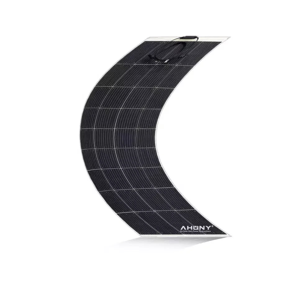 AHONY 200W HJT Semi-Flexible Transparent ETFE RV Awning Grid System Outdoor Use 25.8% Efficiency PV Panel