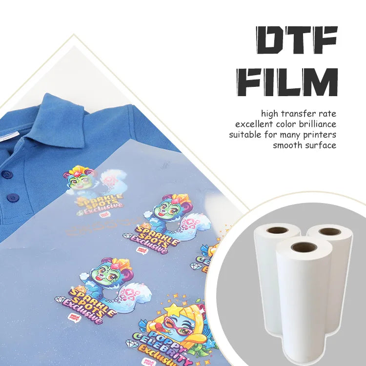 Cowint High-Temperature Heat Transfer DTF PET Printing Film for Clothing