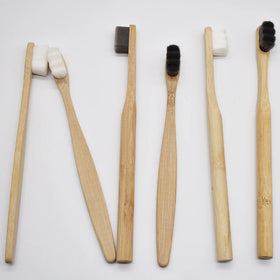 Wholesale Custom Reusable Biodegradable Eco Sustainable Charcoal for Toothbrush 100% Organic Handle Super Soft 10000 Micro