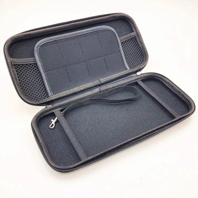 JIHORSE Nintendo Switch Case PU+Polyester Material 27x13x4cm Custom Color/Logo Waterproof Protective Storage Wrist Strip/Plastic