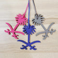 Women Bag Pendant Palm Tree Handbag Pendant PU Leather Bogg Bag Charms Backpack Charms Hanging Accessories