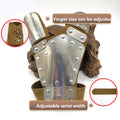 Slingshot Fish Shooting Fish Handguard Fish Dart Fishing Reel Wristband Handguard Cowhide Steel Plate Handguard