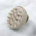 Wholesale Custom Logo Wheat Straw Hair Shampoo Brush Soft Silicone Care Scalp Massager Hair Brush