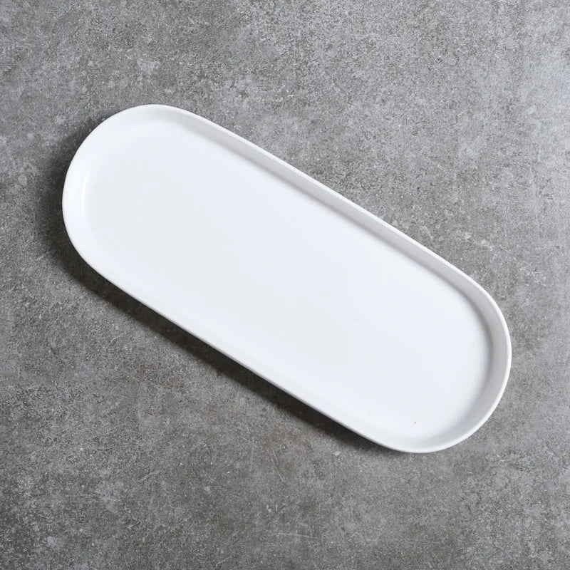 Zogifts Home Dining Ceramic Dinnerware Eco-Friendly Stylish Fruit Western Food Porcelain Plates Customizable Private Label
