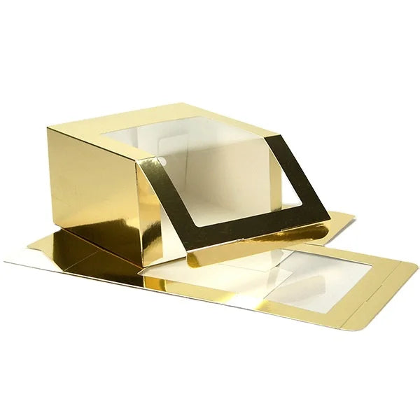 Custom  Window Cake  Packaging  Plastic  Transparent Dessert Container Box Clear