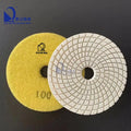 4Inch 100mm Polishing Pad For Granite Marble Quartz Wet Dry Stone Resin Diamond Polishing Pads Supplier