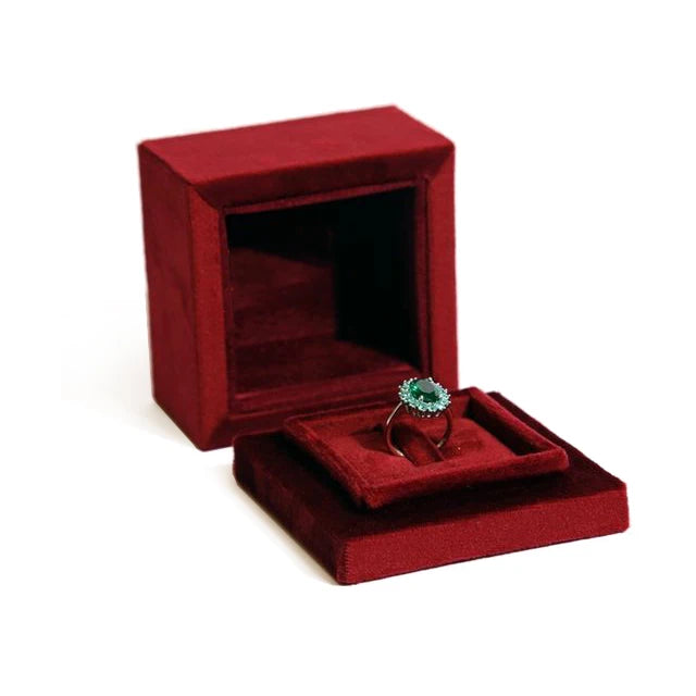 One Top Customization Jewelry Rings Boxes Necklace Jewelry Box Velvet Jewelry Box