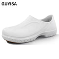 GUYISA New White EVA Anti - slip SRC Slipper Series Chef Shoes