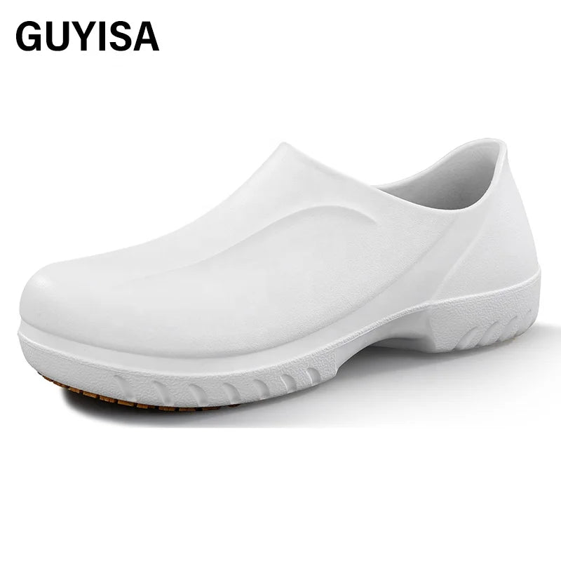 GUYISA New White EVA Anti - slip SRC Slipper Series Chef Shoes