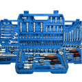 61/82/94/108Pcs GOF Brand Auto Repair Tool Box Set Blue Carbon Steel Ratchet Wrench Combination Hand Power Source