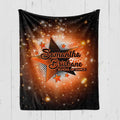 OEM Custom Design Woven Flannel Eco-Friendly Modern Sublimation Printed Polyester 330gsm All-Season Throw Blanket