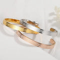 Inspire Jewelry Custom Gold Islamic Jewelry Muslim Gifts Engraved Word Bracelet Islamic Bangle Women Scripture Bracelet Cuff