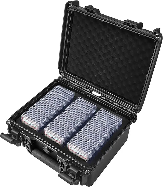 Graded Card Storage Box - Premium Sports Card Display Case