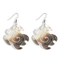 New Fashion Tropical Turtle Style Women Earrings Natural Mother of Pearls Dangle Drop Earrings for Hawaiian
