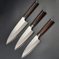Japanese Yanagiba Fish Head Kitchen Knives 165/180/210mm Deba Knife with Wenge Wood Handle for Sashimi & Salmon Sushi
