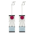 Anime Acrylic Drop Earrings Demon Slayer Kimetsu no Yaiba Blade of Ghost Earings For Women Men Cosplay Jewelry Accessories Gift