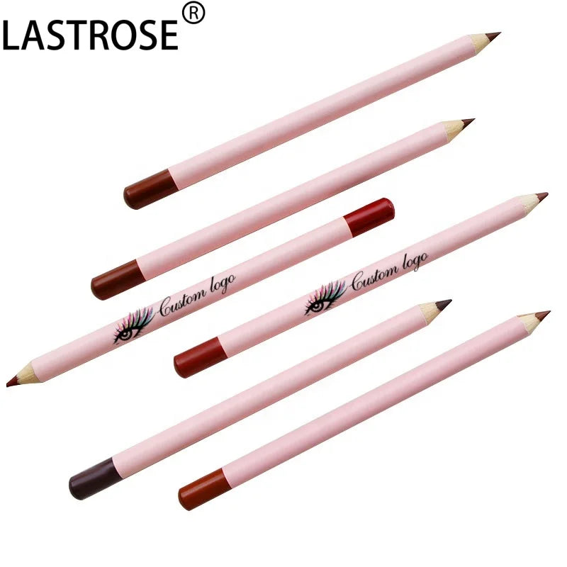 Private Label 24 Colors Lip Liner Brown Color Lip Liners Pencil Private Label Vegan Creamy Pink Lip Pencil