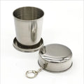 Expandable Stainless Collapsible Coffee Cup Durable Small Folding Water Tumbler for Travel