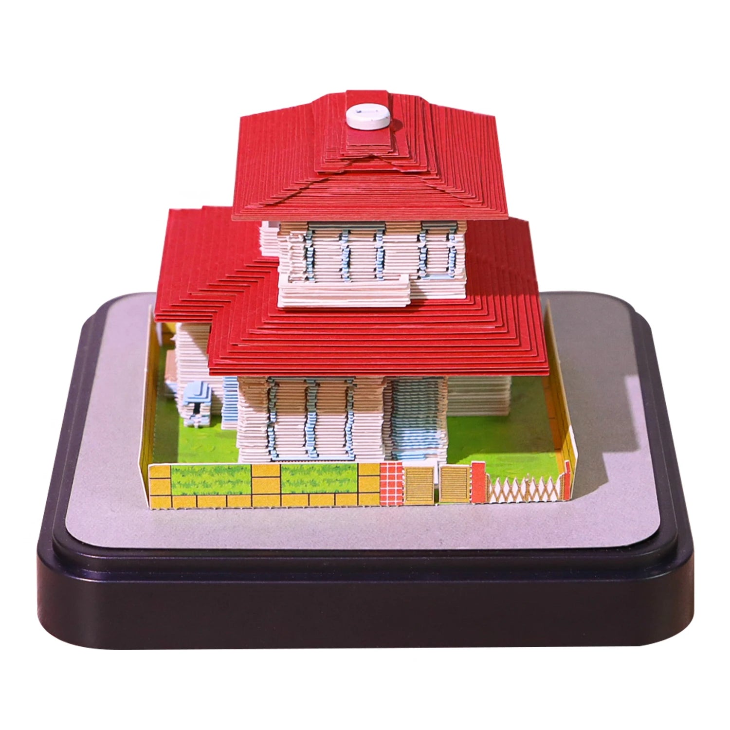 3D Memo Pad Custom Sticky Note Desk Calendar House Building Desktop Decoration Notepad Stationery Set Birthday Gift for Kids