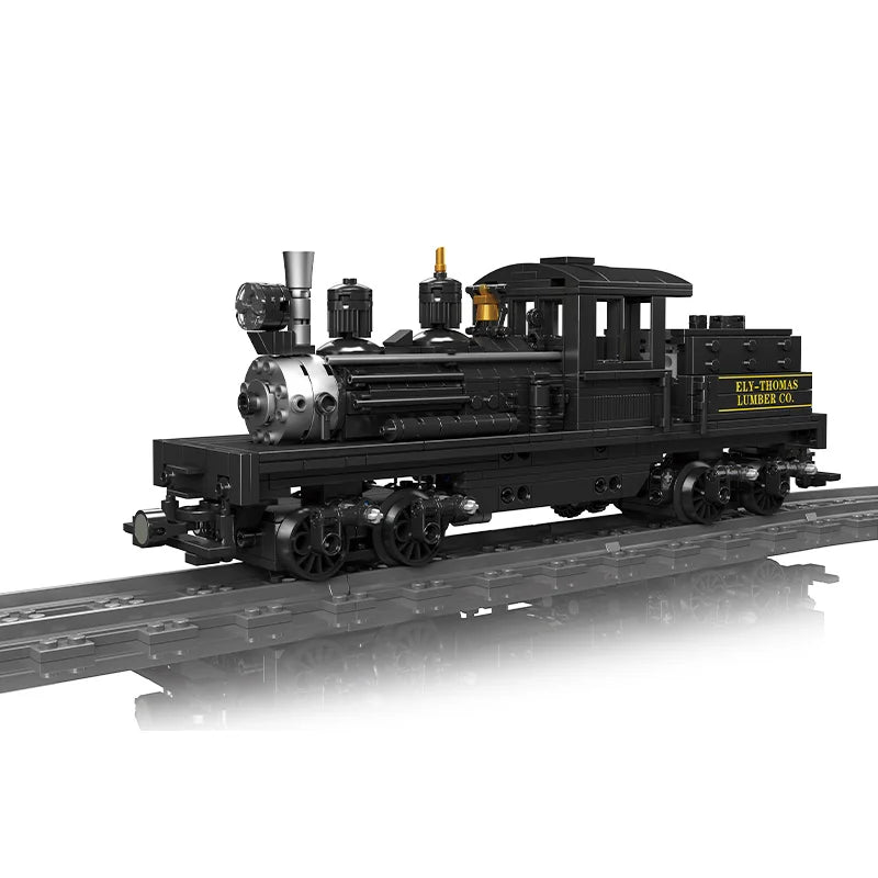 Mould King 12032 Steam Locomotive Trains Blocks Electric Power APP Version Shea Type High Quality Bricks Educational Toys