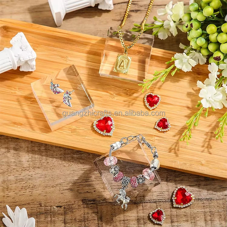 60x60x15mm Clear Solid Block Acrylic Brick Plexiglass Acrylic Solid Cubes