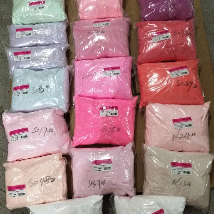 BIN 416 Colors Wholesale Nail Supplies Mail Acrylic Powder Vendors 1kg Bulk