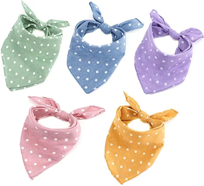 Wholesale Floral Pattern Pet Custom With Logo Sublimation Print Cooling Breathable Dog Bandanas for Grooming