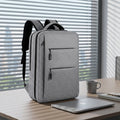 Large Capacity Waterproof Business Travel Backpack with USB Charging Port and Anti Theft Design for Men Women Laptop Backpack