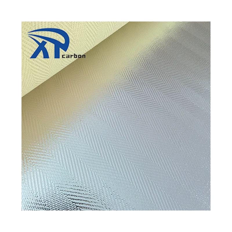 Composite Aluminium Foil Staple Ultralight Para Aramid Fiber Fabric for Sale Aluminium Foil Para Aramid Fabric Manufacturer