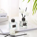 Hotel Home Bedroom Living Room Toilet Bathroom Deodorant Air Freshener Glass Reed Diffuser Set Lead Free Alcohol Free Long