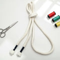 100% Cotton Eco-Friendly Drawcord with 16 Strand Braided Structure for Shoes Garment Bags & Home Textiles