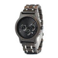BOBOBIRD Men's Quartz Watch Stainless Steel Business Fashion Sport Chronograph Elegant Luxury Custom Logo 43mm