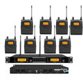 BK-5103 in Ear Monitor System 2 Channel 8 Bodypack Wireless in Ear Monitor System for Singers