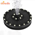 3.5W Solar Garden Fountains with High Battery Capacity and 24 Super Bright White Color LED Lights