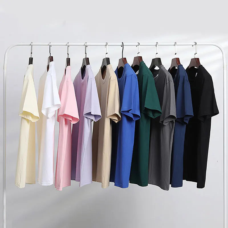 Wholesale Blank T Shirt Custom 100% Cotton T-shirt Printing logo for Mens Plain t Shirts Printed White Black T Shirt