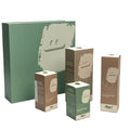 Factory Price Free Design Green Rigid Packaging Boxes Custom Logo Book Shaped Magnetic Lid Gift Boxes for Skin Care  Products