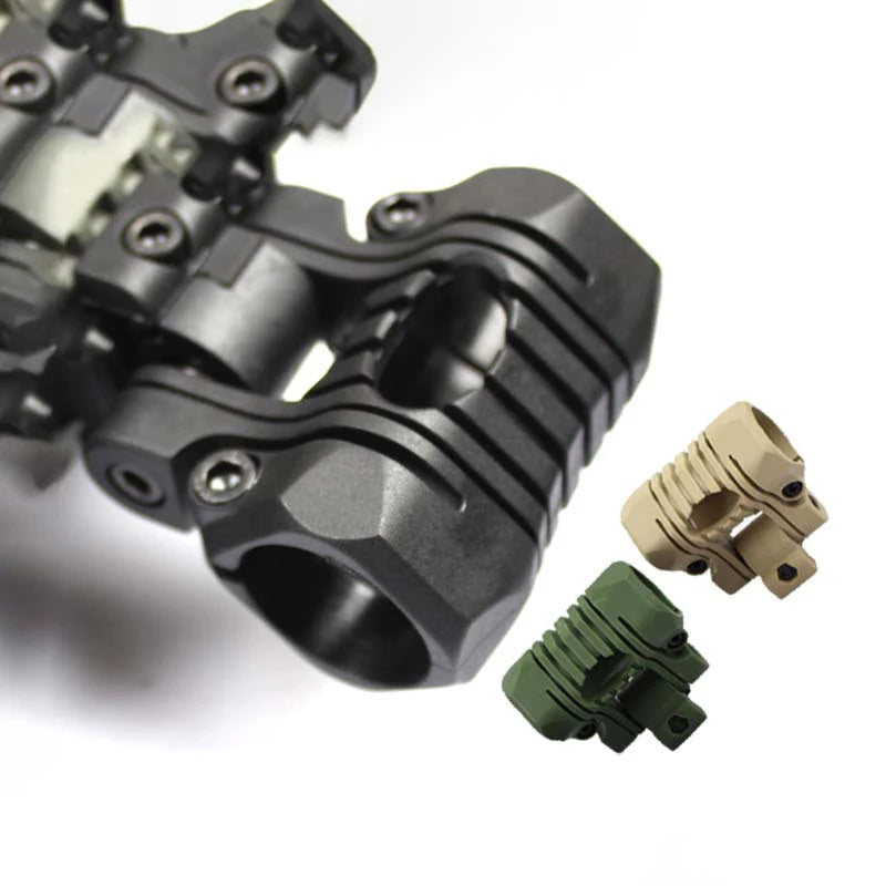 Tactical Flashlight Helmet Holder Torch Clip Mount Rail 21mm Rail Mount for Fast Mich Wendy M88 Tactical Helmet
