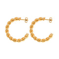 Cheap Earrings Stainless Steel Plated with 18K Gold Personalized Fashion Design Earrings