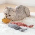 Hot-Selling Pet Linen Fish Toy Pet Products Catnip Toy Fish Artificial Fish Teeth Grinding Resistant Scratching Biting Cats Toy