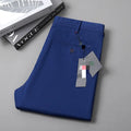 2024 Spring Summer Men's Casual Pants Men's Loose Straight Leg Business Casual Pants Europe Station High-end Simple New