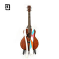 GS-22A 2-Inch Leather Guitar Strap Real Mission Classic Acoustic Bass Ukulele Musical Instrument Accessory