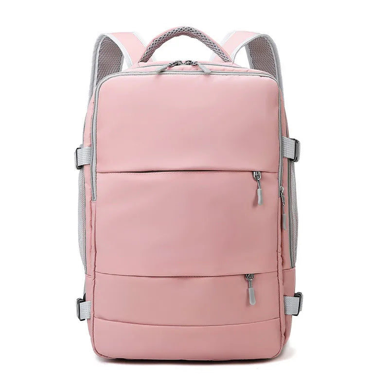 Large Capacity Laptop Backpack Expandable Boarding Hiking Waterproof Outdoor Sport Rucksack Travel Backpack With USB Charging