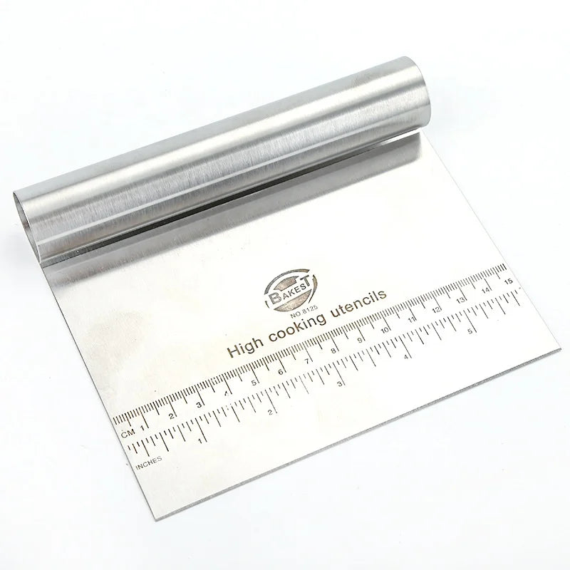 Stainless Steel Metal Bench Scraper Dough Cutter