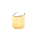 24/410 28/410 Disc Top Cap for Bottles Gold Aluminum Cap Plastic White Top Disc Top Cap for Plastic Bottle