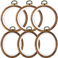 Display Frame Circle for Art Craft Sewing Christmas Round and Oval Embroidery Hoop