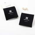 Customized Small Gift Bag Black Luxury Velvet Envelope Jewelry Pouch Envelope Perfume Packaging Bag
