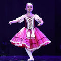 Professional Ballet Romantic Tutu Long Skirt Black Red Spain Dress Adult Children's Ballet Performance Dress