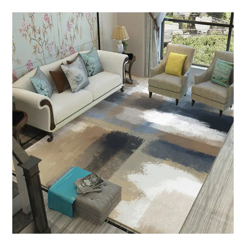 Turkish Modern Simple Italian Minimalist Living Room Carpet Light Luxury High Sensitivity Machine Made Household Dirt Resistant