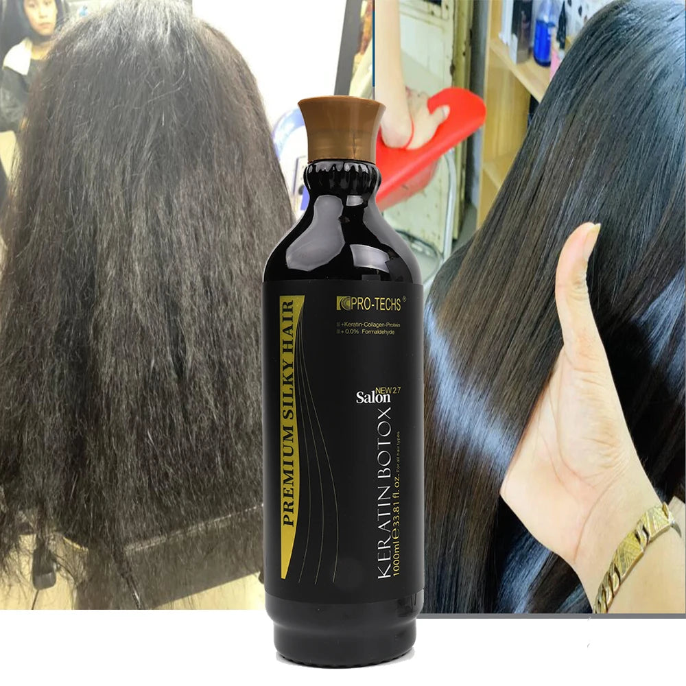 OEM Keratin 0+ Premium Protein MAX Best Hair Straightening Keratin Treatment for All Hair Types