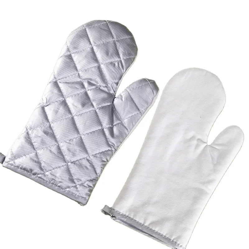 Wholesale Sublimation Blank Pot Holder Set Blank Kitchen Oven Mitt Set  Christmas Cookie Baking Sublimation BBQ Set